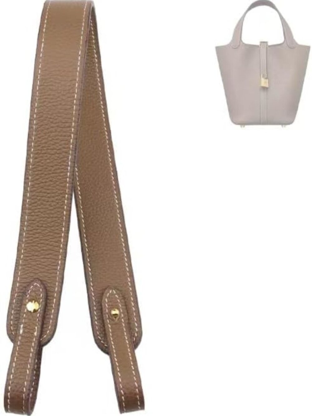 Stylish Genuine Leather Purse Strap for Handbags - Togo Shoulder Replacement